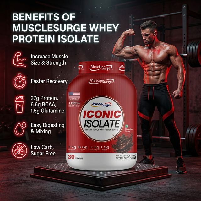 The Ultimate MuscleSurge Guide: Maximizing Your Gains with Whey Protein Isolate &amp; Creatine Monohydrate