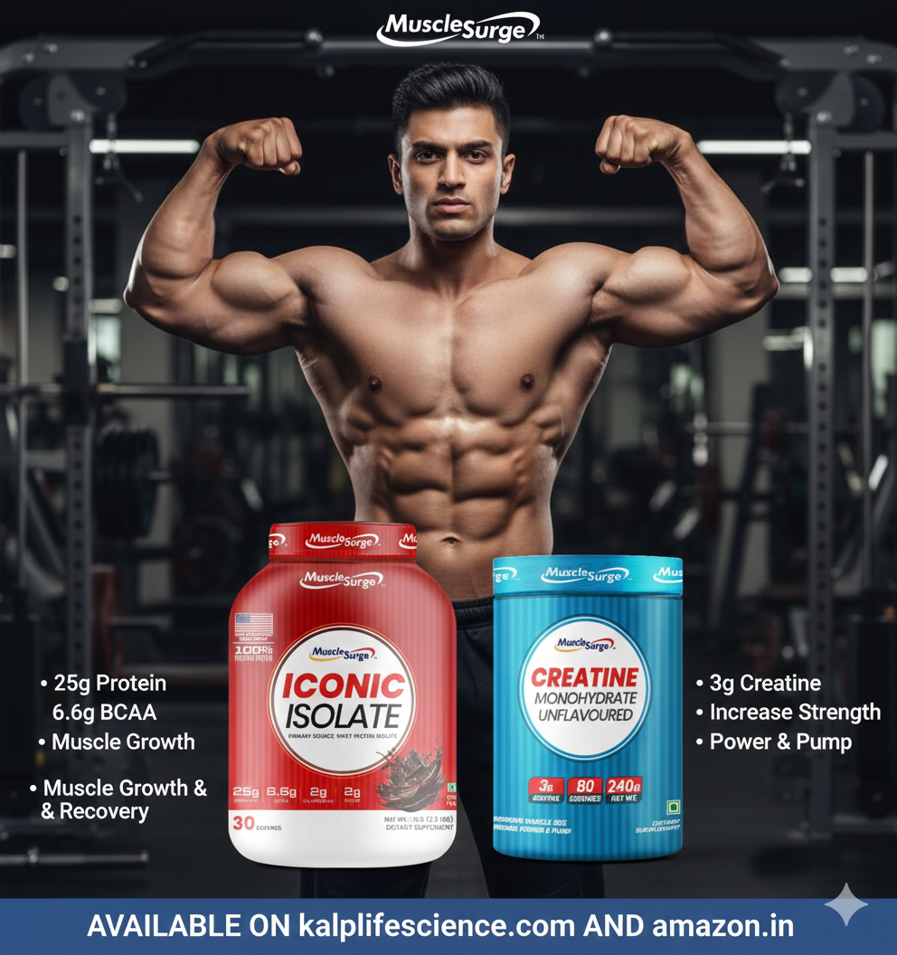 Combo Whey Protein Isolate And Creatine Monohydrate