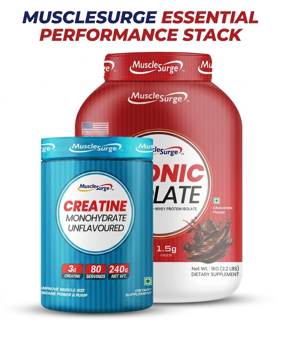 Combo Whey Protein Isolate And Creatine Monohydrate